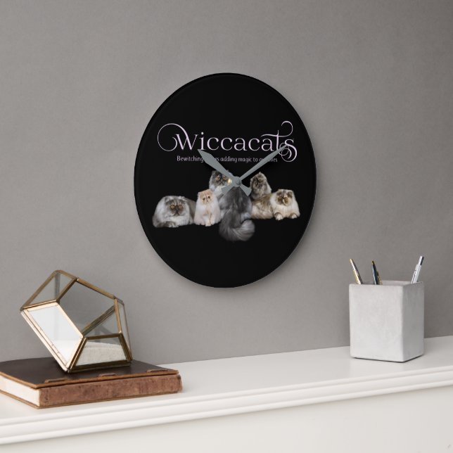 Horloge murale WiccaCats (Bureau)