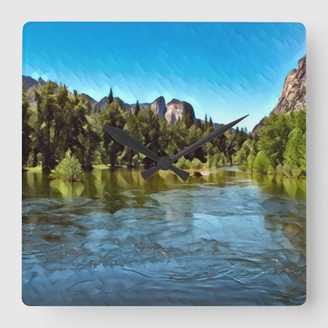Horloge murale YOSEMITE OASIS (Recto)