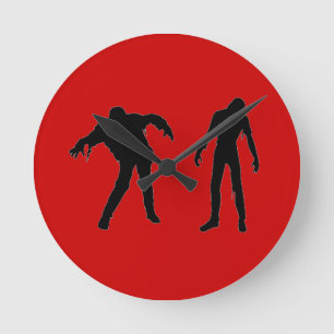 Horloge murale Zombie