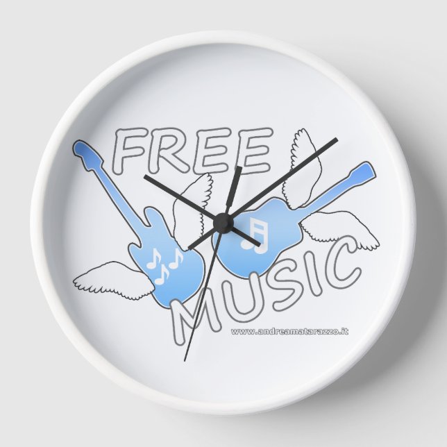 Horloge Musique libre (Recto)