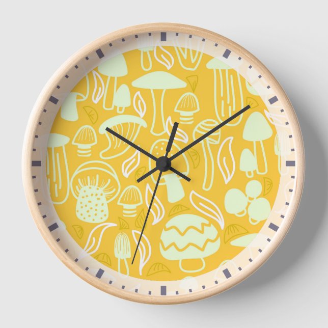 Horloge Mustard aux champignons (Recto)