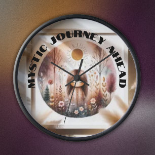 Horloge Mystic Journey Ahead, Boho en brun et noir