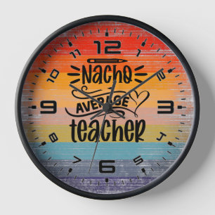 Horloge Nacho Enseignant moyen