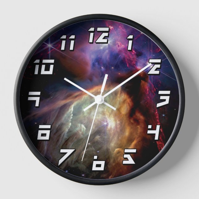 Horloge NASA JWST Rho Ophiuchi Star Forger Région (Recto)