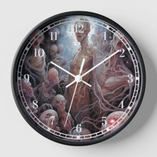Horloge Nid De Zombies Morts Non Morts Horreur Art