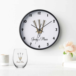 Horloge Noir de conception des fléchettes