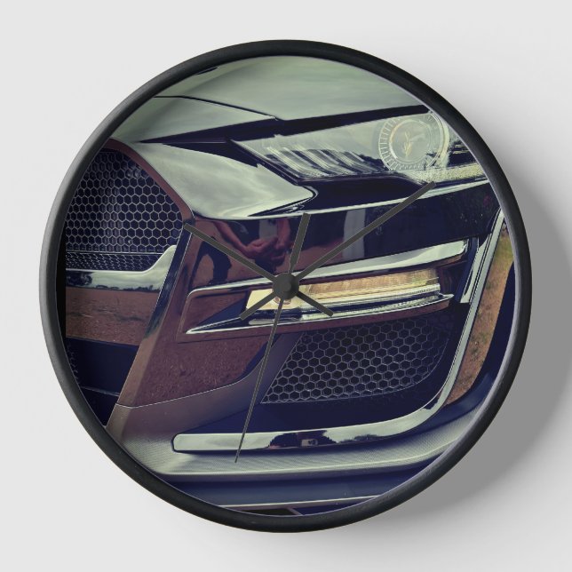 Horloge noire de Mustang (Recto)