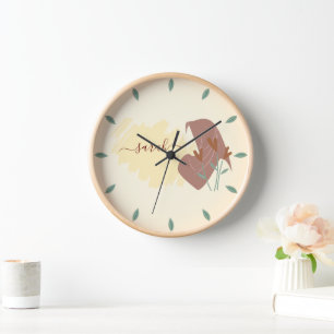 Horloge Nom minimal du monogramme islamique moderne