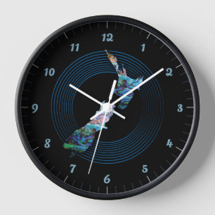 HORLOGE NOUVELLE-ZÉLANDE DE PAUA