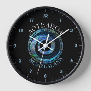 HORLOGE NOUVELLE-ZÉLANDE KORU PAUA