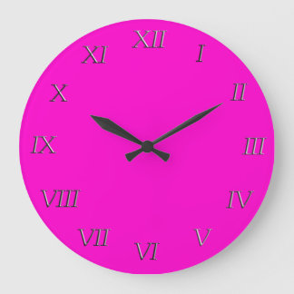 Horloge - Numéros romains métalliques