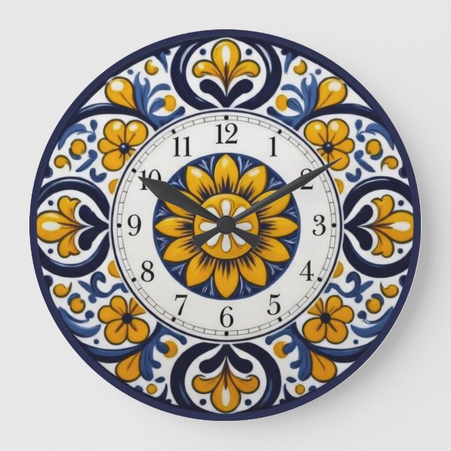 Horloge numérotée Talavera (Recto)