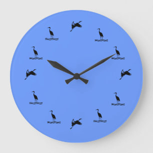 Horloge - Oiseaux aquatiques
