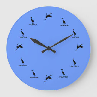 Horloge - Oiseaux aquatiques