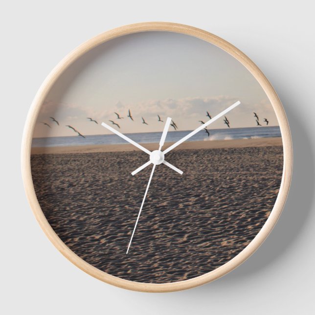 Horloge Oiseaux de l'Océan (Recto)