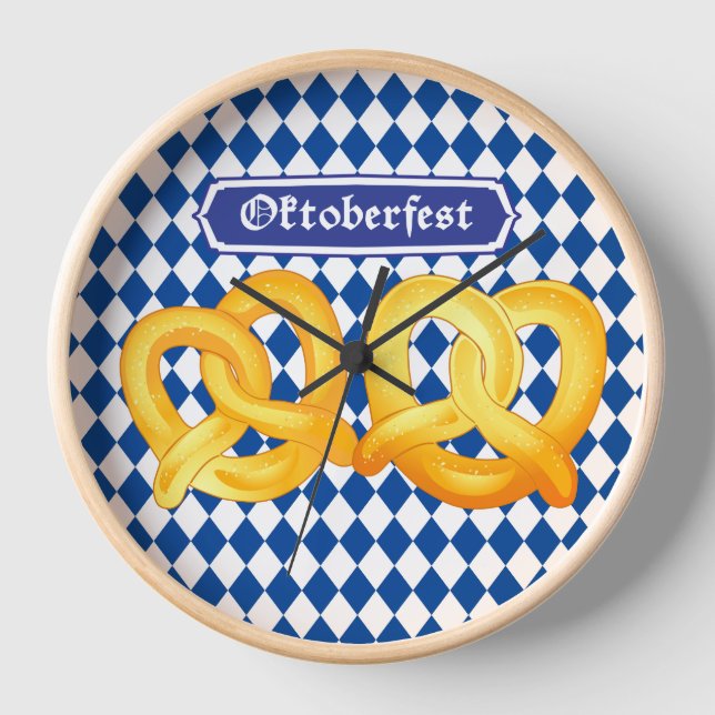 Horloge OKTOBERFEST beer Fest traditionnel allemand bretze (Recto)