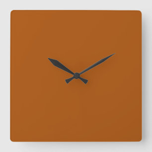 Horloge orange brûlée