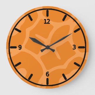 Horloge orange funky