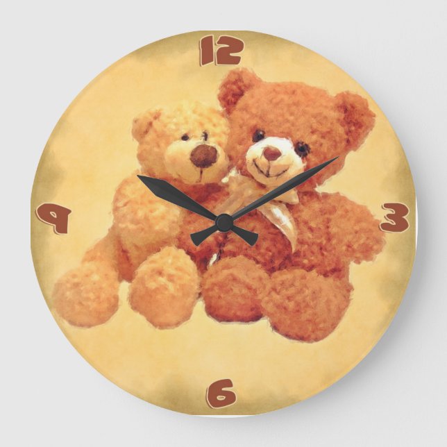 Horloge Ours en Peluche (Recto)