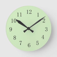 Horloge Pale Tea Green