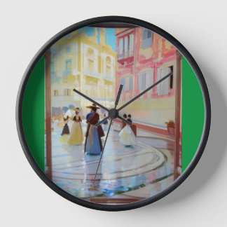 Horloge Panneau d'encadrement mur design 1 mèche