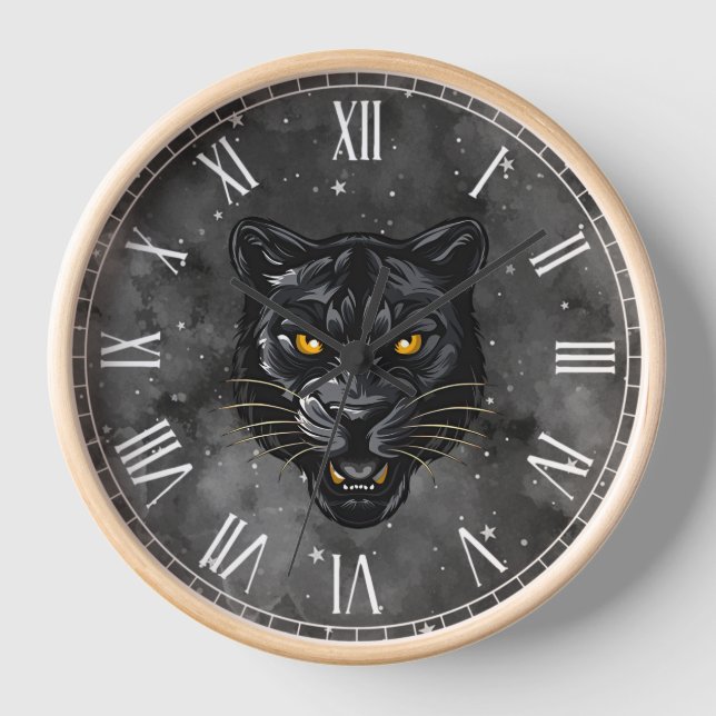 Horloge Panthère noire (Recto)