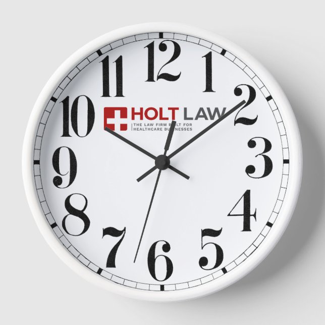 Horloge par Holt Law (Rouge) (Recto)