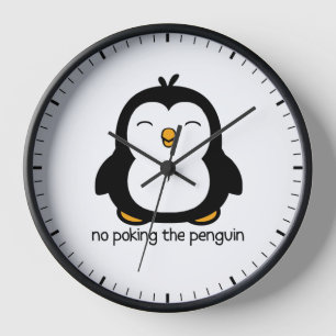 Horloge Pas De Pose Le Pingouin Mignonne