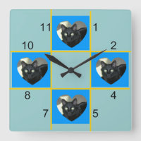 Horloge - Patchwork pour animaux