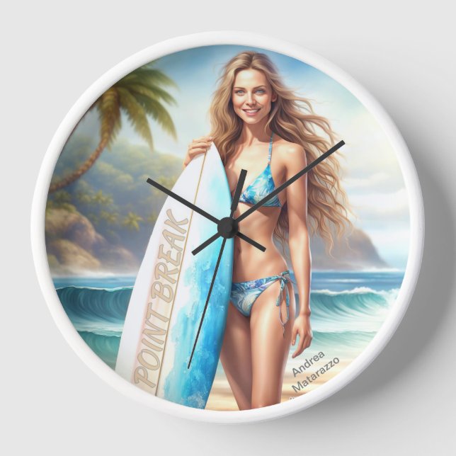 Horloge Pause du point d'action fille (Recto)