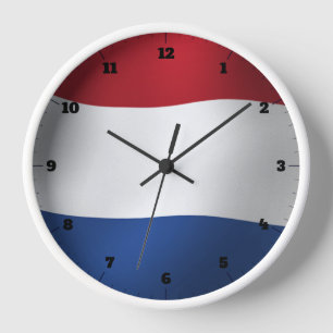 HORLOGE PAYS-BAS FLAG