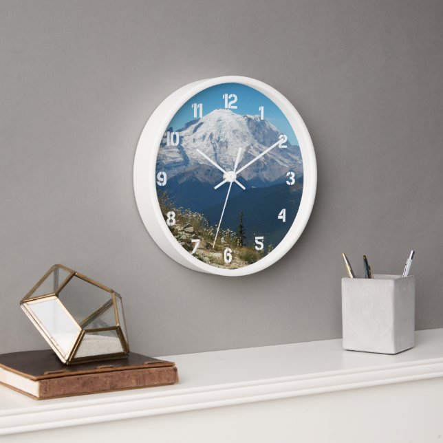 Horloge Paysage du Mont Rainier (Bureau)