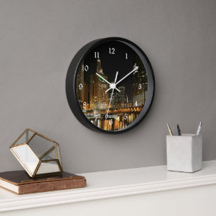 Horloge paysage urbain de Chicago