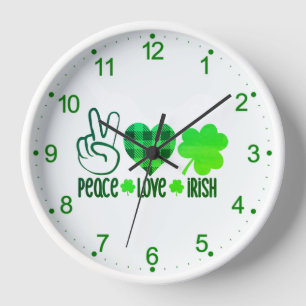 Horloge Peace Love Irish-60682