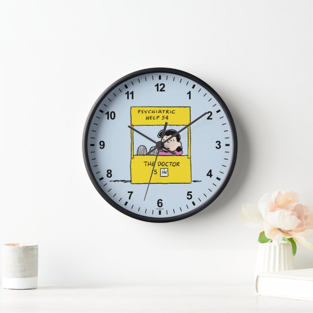 Horloge Peanuts | Lucy & the Doctor Is In (Maison)