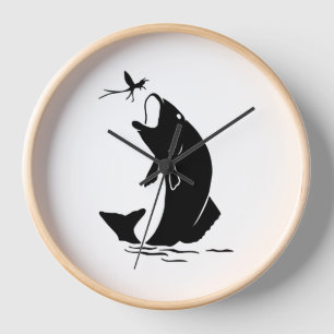 Horloge Pêche à la mouche Sauter Larvea Hook Pêcheur Cadea