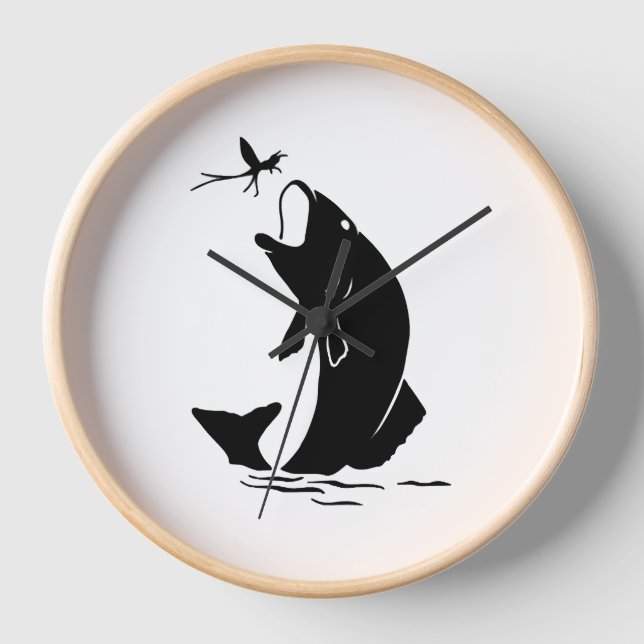 Horloge Pêche à la mouche Sauter Larvea Hook Pêcheur Cadea (Recto)