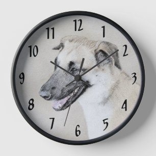 Horloge Peinture Chinook (Oreilles d'hélicoptère) - Art ca