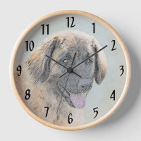Peinture de Leonberger - Art Original de Chien Mig
