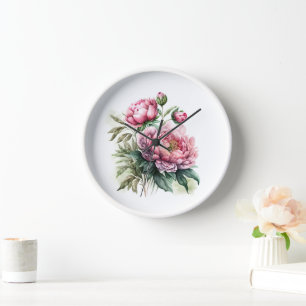 Horloge Peony