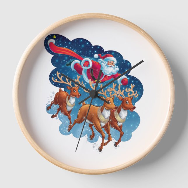 Horloge Père Noël Sleigh Adventure (Recto)