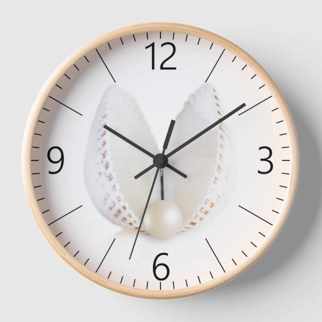 Horloge Perle et coquillage (Recto)