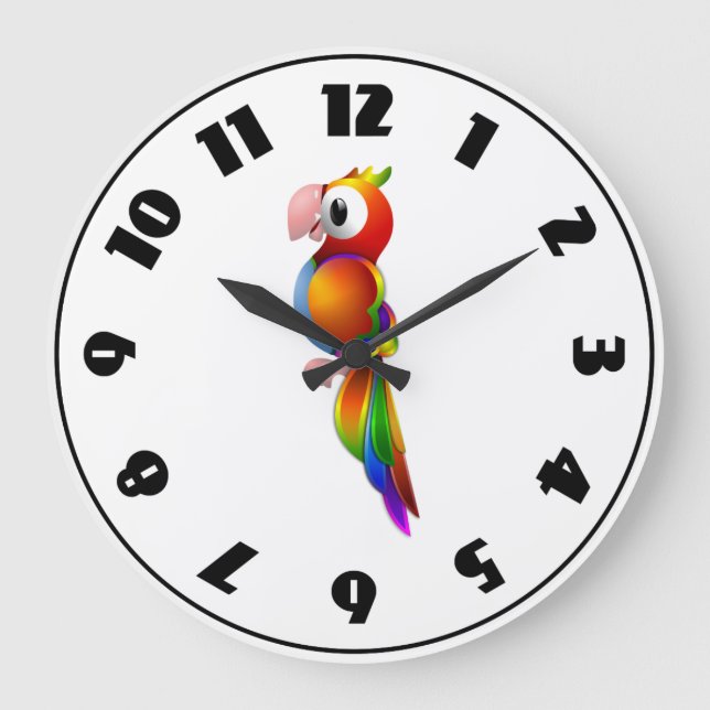 Horloge Perroquet (Recto)