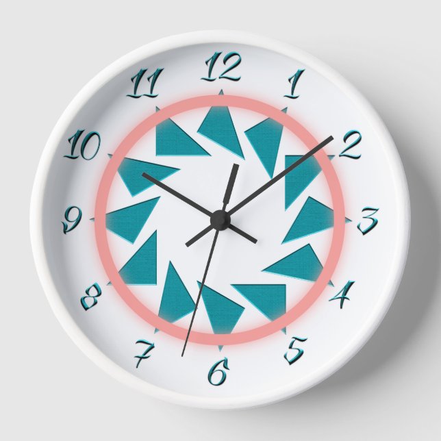 Horloge Personalized Funny Wall Clock (Recto)