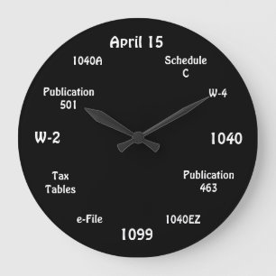 Horloge personnalisable de comptable - horodateur