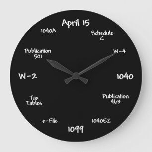 Horloge personnalisable de comptable - horodateur