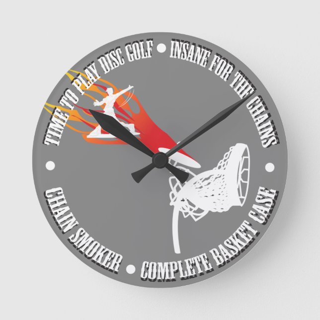 Horloge personnalisable de Disk Golf Frolf (Recto)