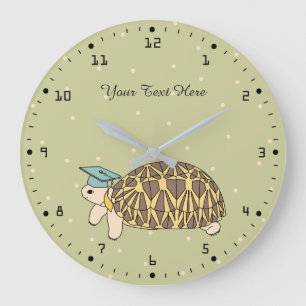 Horloge personnalisable de tortue d'étoile de
