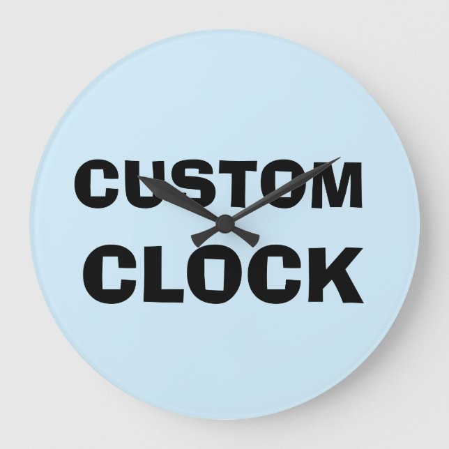 HORLOGE PERSONNALISÉ (Recto)