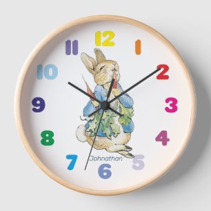 Horloge Personnalisé Beatrix Potter Peter le lapin